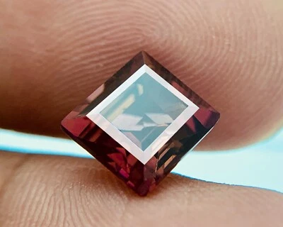 2.50cts Awesome Purple Brown Natural BICOLOR TOURMALINE Gemstone GFCO Certified - Image 1 of 3