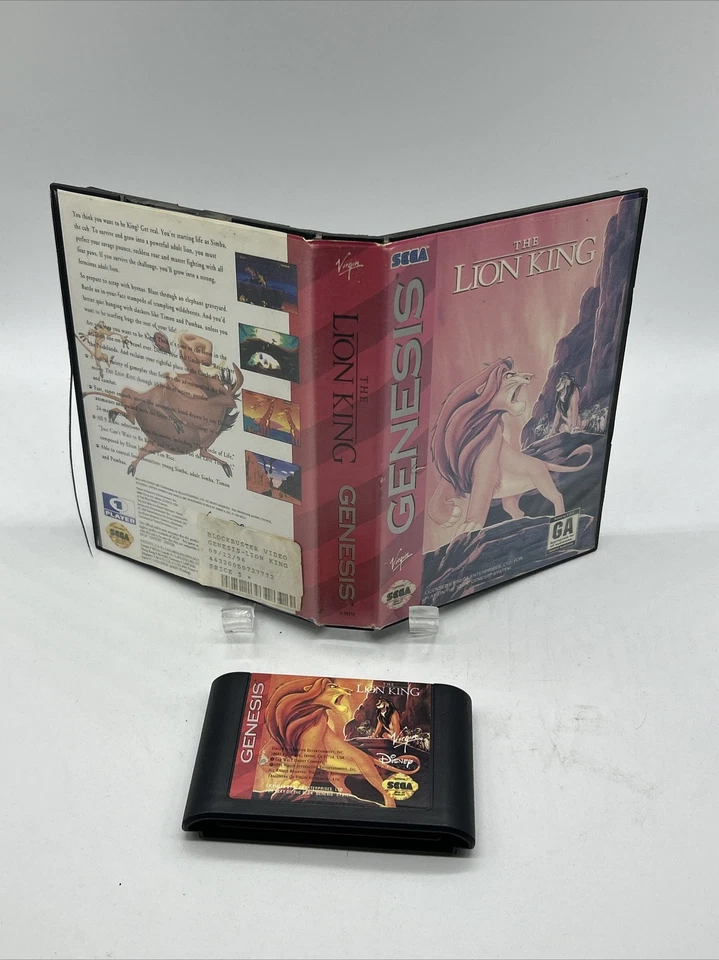The Lion King (Sega Genesis, 1994) NO Manual - Image 1 of 1