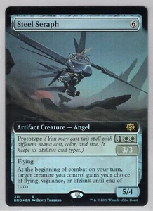 1x Steel Seraph *Extended Art Foil* - The Brothers' War - Near Mint - Imagen 1 de 1