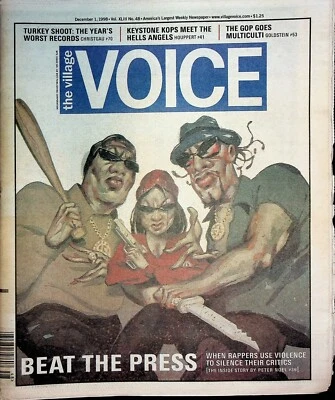The Village Voice NYC December 1 1998 Hells Angels Roy Commer 030921ame3 - Image 1 of 2