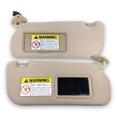 Juego de pares de parasoles laterales para conductor y pasajero Hyundai Sonata 2000-2005 tela tostada Foto 1 de 4