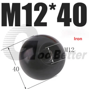 Bakelite Plastic Ball Handle Knobs 16mm-50mm Dia M4 M5 M6 M8 M10 M12 M16 Thread - Picture 1 of 48