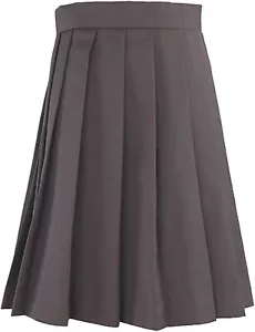 Women's Cute Tartan Pleated Cosplay Costumes Midi Plaid Skirts School Uniform Cf - Picture 1 of 6
