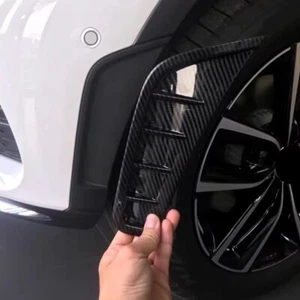 Pegatina de ala lateral de mejilla de tiburón delantero color carbono para Mercedes Benz GLC X253 - Imagen 1 de 9