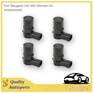 4PCS PDC Bumper Parking Assist Sensor 9639945580 For Peugeot 607 807 Citroen C5 - Picture 1 of 11