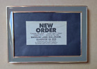 New Order Glasgow Barrow Land Ballsaal 9/6/87 Original UK Pressewerbung 1987