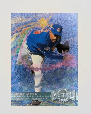 Fleer Metal Universe #49 1996 Jose Mesa Cleveland Guardians Foto 1 de 2