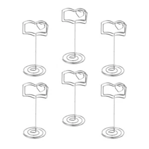 6 Pcs Party Clip Tisch Nummer Steht Tabelle Clip Metall Tisch Anzahl Halter - Bild 1 von 12