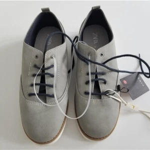 Zara Boys Suede Dress Shoes size 4 - Picture 1 of 7