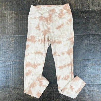 Pink Victoria Secret V Crossover Full Lenght Legging 28" Tie Dye Women's Size M - Image 1 of 4