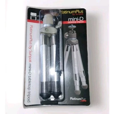 Platinum Plus Mini D  Tabletop Camera Tripod - New Video Photo Vamera Stand - Image 1 of 3