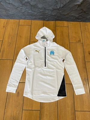 Olympique de Marseille 2020 2021 Jacket Hoody France Longsleeve Men's size S - Image 1 of 4