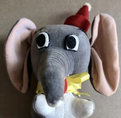 RARE * VINTAGE WALT DISNEY DUMBO JAPAN STUFFED ANIMAL * Limited Collectible - Image 1 of 4