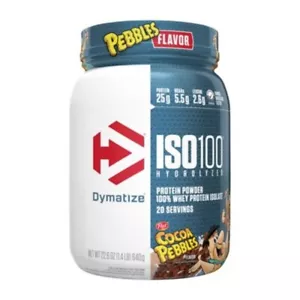 ISO100 hydrolysiertes 100 % Molkenproteinisolat - Kakaokieselsteine (1,4 Pfund / 20 Portionen) - Bild 1 von 4