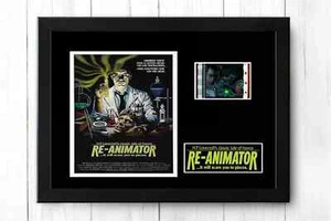 Re-Animator Framed Film Cell Display Stunning New Horror Memorabilia + COA - Foto 1 di 3
