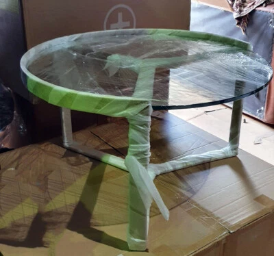 Made Aula Small Coffee Table Part in Brushed Brass - Image 1 of 4