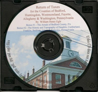 Bedford County PA History - + Bonus books