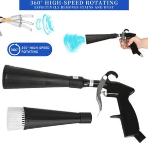 Car Cleaning Gun, High Pressure Air Blow Gun with 2 Nozzles Clean Tool - Picture 1 of 9