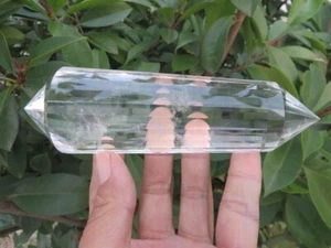 CRISTAL DE QUARTZ TRANSPARENT NATUREL 24 faces style OISEAU POINT DT guérison 328,6 g - Photo 1 sur 12