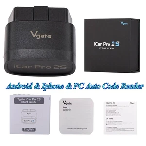 Vgate iCar Pro 2S OBD2 Scanner Bluetooth Android & Iphone & PC Auto Code Reader - Bild 1 von 13