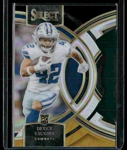 2023 Panini Select #128 Deuce Vaughn Black and Gold Prizms Die Cuts - Picture 1 of 2
