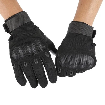 Outdoor Touch Gloves Motorcycle Mountaineering Camping Black - L - Image 1 of 4