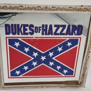 De colección Años 80 Duques de Hazzard Enmarcado Carnaval Feria Espejo Decoración Pared Premio Juego  - Imagen 1 de 8