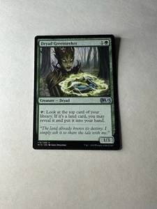 Dryad Greenseeker LP Core Set 2019 Magic The Gathering Mtg Lightly Played Dryad - Bild 1 von 2