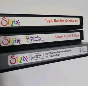 Stampin Up Sizzix Big Shot Bigz Two Tags Album Cover Page Scallop Combo #2 Dies - Picture 1 of 3