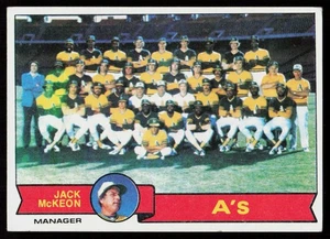 1979 Topps Oakland A's / Jack McKeon #328 BASEBALL KARTE Oakland Athletics - Bild 1 von 2