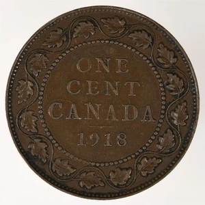Canadá 1918 1 centavo KM#21 - Imagen 1 de 2