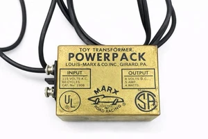 MARX 2108 HO POWERPACK TOY ELECTRIC SPEEDWAYS SLOT CAR TRANSFORMER, VINTAGE  - Picture 1 of 9