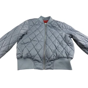 GUESS Y2K Bomberjacke gesteppt grau Damen L - Bild 1 von 5