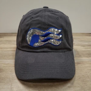 Princess Cruises Top of the World Mütze Kappe Riemen hinten Damen grau blau Pailletten - Bild 1 von 9