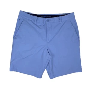 Vineyard Vines Mens OTG Shorts Sz33 Powder Blue On The Go Performance Chino 8.5” - Picture 1 of 10