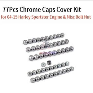 Motorcycle Black Topper Bolt Cap Cover Fit For Harley Davidson Sportster 04-15 - Picture 1 of 9
