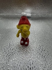 Vintage 1978 Empire Happy Smurf Figure Laughing PVC Hong Kong Santa Hat - Picture 1 of 2