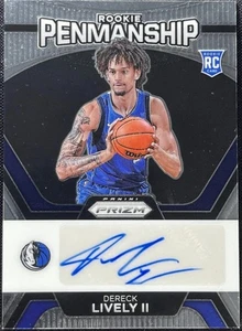 2023-24 Panini Prizm Dereck Lively II #RP-DLI Base Penmanship Auto RC Rookie - Picture 1 of 2