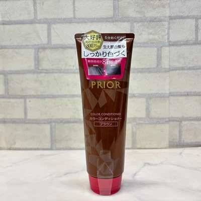 Shiseido Prior Color Acondicionador N Champú Cabello Marrón Oscuro 230g Reparación de Daños  Foto 1 de 4