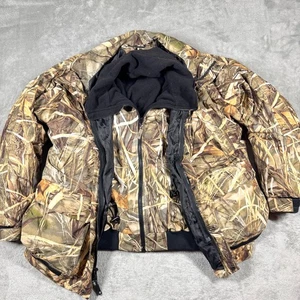 Game Winner Men’s L Hunting Jacket Camo Insulated Hooded Coat NWOT Cold Weather - Picture 1 of 22