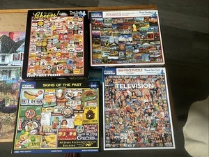 White Mountain Puzzle 1000 Teile 4 Stück, Nachlassverkauf Hunderte verfügbar - Bild 1 von 7