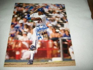 RUBEN SIERRA INSCRIBED AUTOGRAPHED SIGNED AUTO 8X10 PHOTO TEXAS RANGERS - Picture 1 of 2