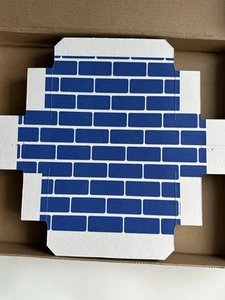 LILLIAN VERNON Primary Building Blocks Toys 24 Multicolor Cardboard Brick - Picture 1 of 5