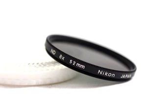 NIKON 52MM ND 8X NEUTRAL DENSITY CAMERA LENS FILTER WITH CP-3 CASE (MINT) - Picture 1 of 2
