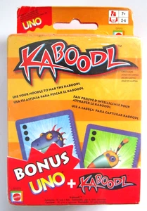 UNO Bonus 2 Pack - KARBOODL + UNO Card Game - 2004 Mattel NEW SEALED Package NOS - Picture 1 of 8