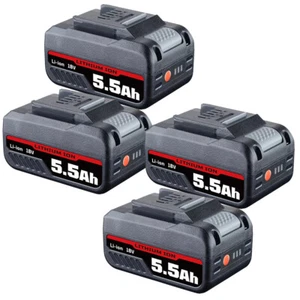 4x batteria per Einhell Power X-Change 5,5 Ah 18 V ioni di litio PXC batteria di ricambio LED - Foto 1 di 10