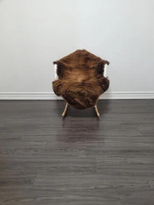 Skandinavischer Lammfell Teppich | Skandinavisches Fell | weiche seidige lange Wolle #717 - Bild 1 von 8