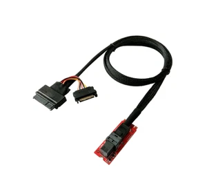 M.2 NGFF PCI-E NVME auf U.2 SFF-8639 Mini SAS Adapter mit Kabel für Intel 750 - Bild 1 von 5