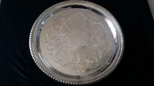Avon President's Celebration Silverplate Tray Award 1978 - Neu in Box - Bild 1 von 4