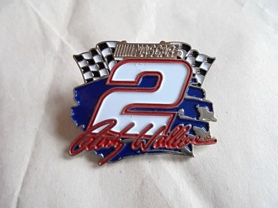 Vintage Rusty Wallace #2 NASCAR Race Car Driver Pin - Image 1 of 2